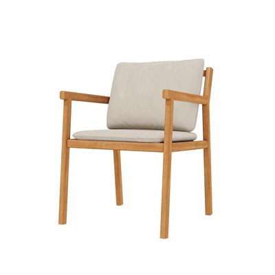 Fauteuil d'extérieur en teck